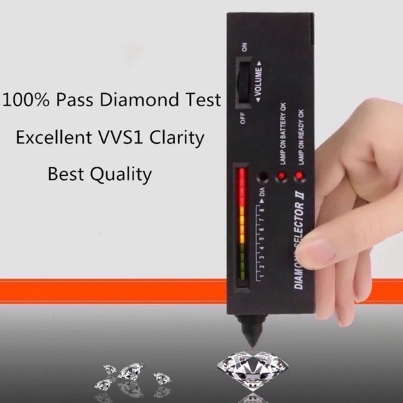 🔥VVS1 5CT Certified Moissanite Excellent Cut sparkling Ring Size 6 - Picture 8 of 17